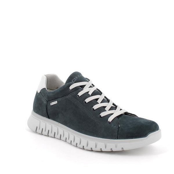 Igi&Co 7617411 Gore-tex shoes in leather for men blue